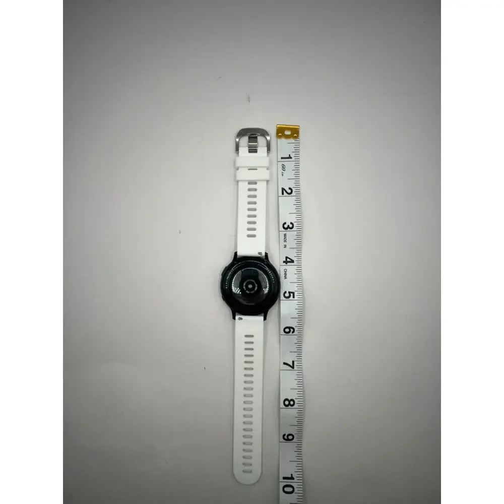 Samsung Galaxy Watch Active2 SM-R820 44mm Smartwatch Dark Blue White Band Tested